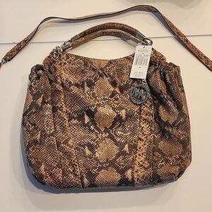 Michael Kors snakeskin bag